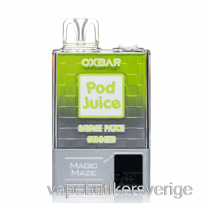 Vape Sverige Oxbar Magic Maze Pro 10000 Engångs-savage Patch Gummies - Pod Juice